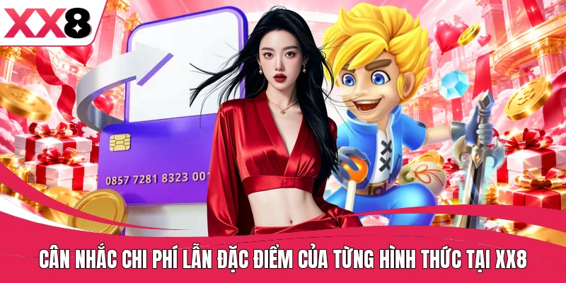 Cân nhắc chi phí lẫn đặc điểm của từng hình thức tại XX8