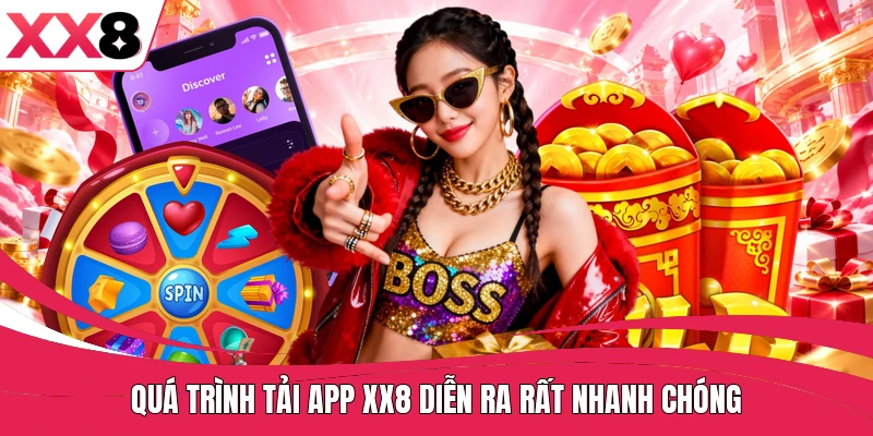 Quá trình tải app XX8 diễn ra rất nhanh chóng
